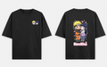 BakiVerse NaruHina Hug Oversized T-Shirt