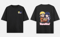 BakiVerse NaruHina Ramen Oversized T-Shirt