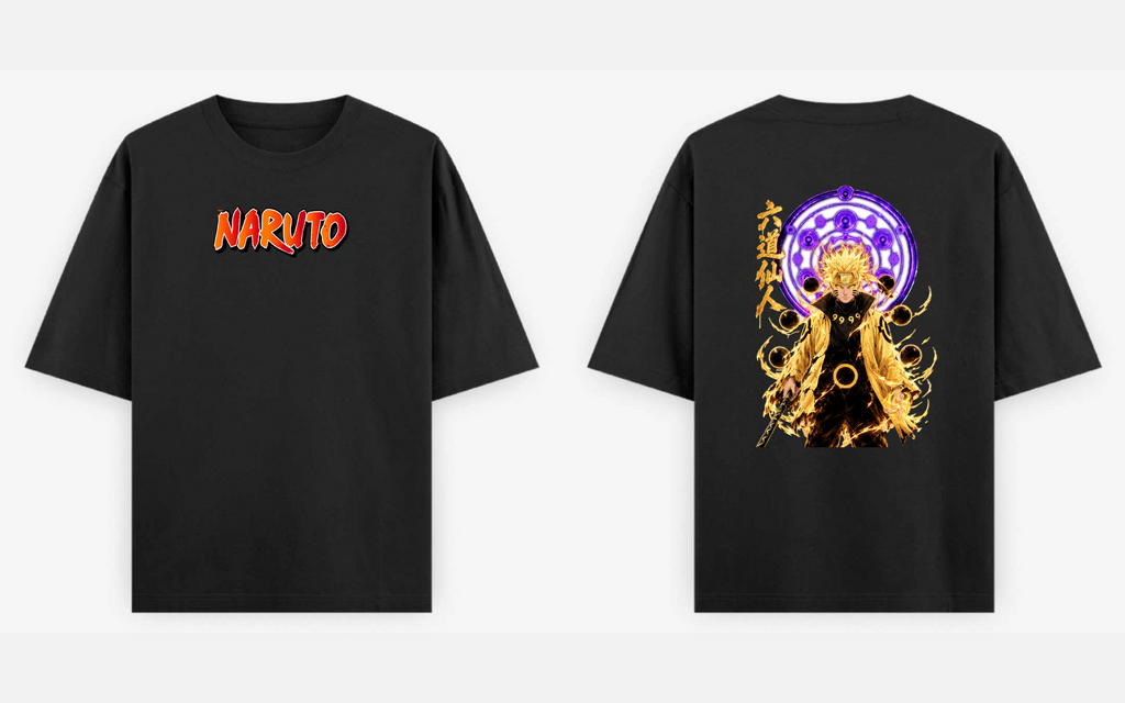 Naruto Six Paths Sage Mode Oversized T-Shirt